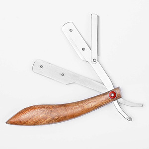 Maquinilla de Afeitar Reutilizable con Mango de Acero Inoxidable y Diseño Profesional para el Cuidado Personal Masculino y Barberías - Product Image 6