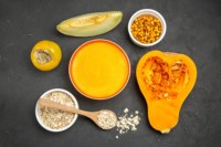WARRLY Extrait de graines de citrouille en poudre de qualité supérieure 99% pur naturel de qualité alimentaire extraits par solvant emballés sous vide en bouteille/fût en vrac