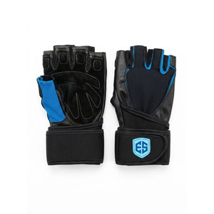 Gants d'entraînement unisexes personnalisés, respirants, demi-doigts, paume en cuir articulée, protection supplémentaire, poignet entièrement réglable - Product Image 4