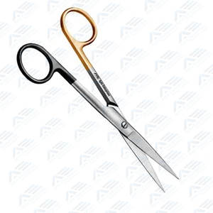 Ciseaux nasaux Forman à manche noir et or, instrument médical, instruments chirurgicaux, 16 cm, ciseaux dorsaux angulaires, acier inoxydable - Product Image 6