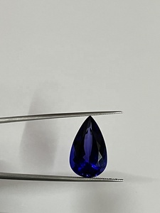 Tanzanita Natural Color Azul Real de Alta Calidad, Forma de Pera, Certificada por IGI, Tratada con Calor, 12.96 Quilates, Piedra Preciosa, Sadiya International - Product Image 6