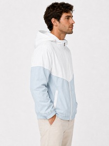 Veste coupe-vent imperméable en nylon respirant de haute qualité pour hommes, logo personnalisé pour l'hiver - Product Image 3