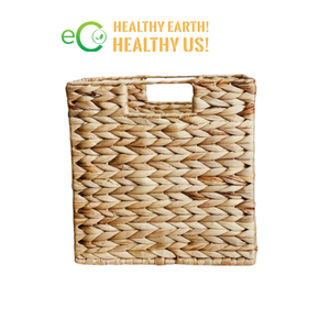 Custom Sizes <b>Wicker</b> Storage <b>Basket</b> Natural Water Hyacinth Laundry Hamper <b>Basket</b> - Made in Vietnam - Product Image 3