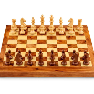 ILAHI's Eco-Friendly Rustic Polished Rectangle <b>Chess</b> <b>Board</b> Game 100% Handmade Pure Wood Animal/Love Style Customized Size <b>Chess</b> - Product Image 1