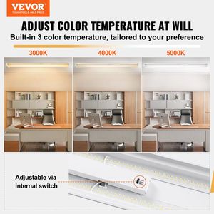 Lampada LED Avvolgente da 50W 4FT per Negozio, 5500LM, Illuminazione a LED da Soffitto per Cucina, 3000K/4000K/5000K, Colore Regolabile per Casa - Product Image 2