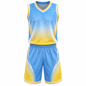 Shorts de basket-ball en jersey, dernier design, uniforme de basket-ball, fabrication directe, vente directe, OEM, nom de l'équipe, logo, uniforme de basket-ball - Product Image 2