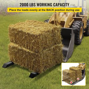 Forche per Pallet con Capacità di 2000 libbre, Accessori per Carrelli Elevatori per Trattori e Minipale - Product Image 2