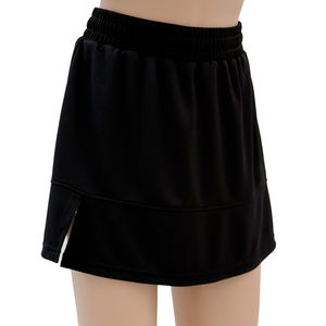 Comfortable Fitted Workout Shorts with Side Slit Casual Summer Mini Length <b>Skort</b> with Natural Waistline - Product Image 6