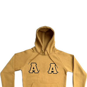 Alfa |   Phi |   Sudadera con Capucha Alpha de Algodón Grueso, Estilo Griego, con Parche de Letras de Chenilla Personalizado, para Universidad, Fraternidad, Unisex, Ropa Urbana - Product Image 2