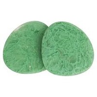 Sous-verres en résine personnalisables de qualité supérieure avec tapis verts antidérapants, design solide, accessoires décoratifs, taille personnalisée