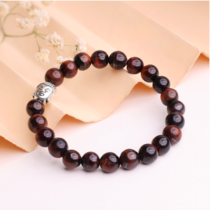 High Quality Red tiger eye <b>Beads</b> Buddha <b>Bracelet</b> Romantic Gift Fashion Charm Jewelry for <b>Men</b> Women Energy Meditation - Product Image 2