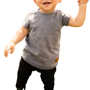 T-shirts décontractés d'été pour enfants, séchage rapide, respirants, écologiques, 100% coton, t-shirt de sport pour l'entraînement au basketball - Product Image 1