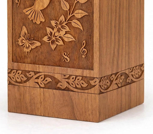Urnas de Madera para Adultos, Urna Funeraria Artesanal de Madera Pulida, Urna para Entierro a Bajo Precio - Product Image 3