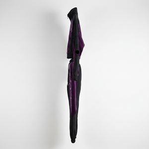 Ensemble survêtement pour homme en nylon velours coupe-vent, veste délavée à l'acide avec strass, pantalon empilé, streetwear 2 en 1 personnalisé - Product Image 4