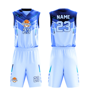High Quality Basketball Uniform Custom Team Logo Jersey And Shorts Moisture Wicking Athletic Wear For Match Day - Product Image 5