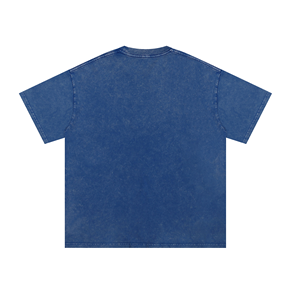 เสื้อยืดคอตตอนทรงโอเวอร์ไซส์สไตล์วินเทจแนวสตรีทแวร์ ใส่สบายทรงหลวม แขนสั้น ยูนิเซ็กส์ สำหรับฤดูร้อน - Product Image 4