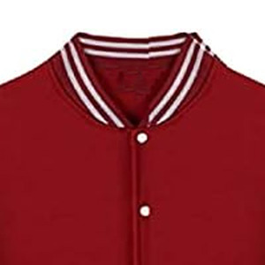 Blouson universitaire classique pour homme 2025 OEM à col montant avec bandes, idéal pour l'hiver - Product Image 2