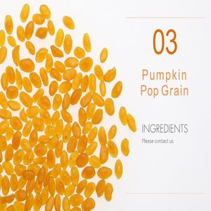 Granule de collation à micro-grain riche en saveur et en odeur naturelles de la plus haute qualité granule de collation à la citrouille magique pour machine à pop magique - Product Image 2