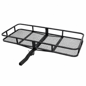 Porte-bagages robuste à fixer sur attelage, capacité 500 lb, en acier inoxydable, pour SUV, camion, voiture GAPCAR001 - Product Image 1