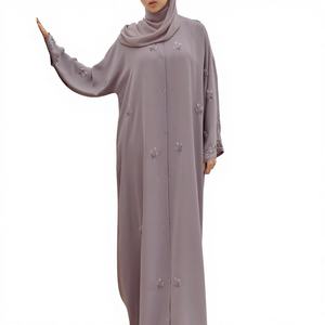 Beautiful Dubai Kaftan Abaya Handmade Turkish Floor Length Long Sleeve Soft Breathable Fabric Loose Fit Casual Party Wear - Product Image 4