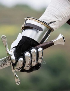 Guantes de Acero Medievales, Armadura de Caballero, Protección para las Manos, Guantes Góticos, Armadura Medieval, Mohd - Product Image 2