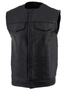 Gilet de motard pour homme style club en polyester/coton, anti-plis, séchage rapide, idéal pour l'hiver, personnalisable, vente en gros OEM - Product Image 5