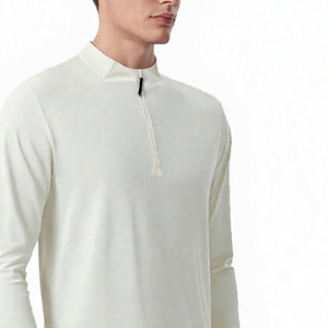 เสื้อยืดผู้ชายทรงเข้ารูป แขนยาว ระบายอากาศ แห้งเร็ว ผ้าฝ้าย 100% คุณภาพสูง มีจำหน่าย - Product Image 3