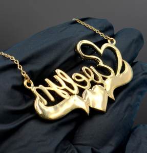 Colgante Personalizado con Cualquier Nombre o Letra, Acabado en Oro Amarillo, Plata 925, Estilo Hip Hop, Colgante Iced Out, Colgante Rapper Bling, Regalo de Cumpleaños para Ella - Product Image 4