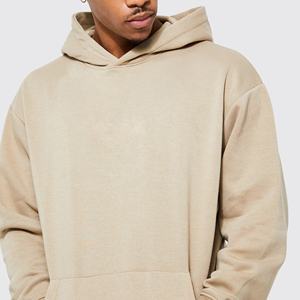 Sweat à capuche surdimensionné 100% coton de haute qualité pour hommes Logo personnalisé Streetwear Full Double Winter 3D Pattern Wholesale - Product Image 3