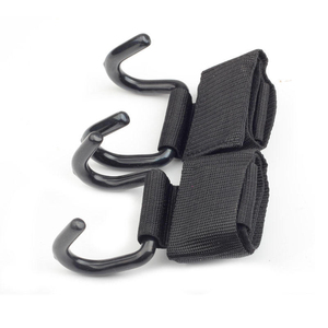 Crochets de musculation en gros pour l'entraînement en salle, sangles de poignet rembourrées, support de préhension réglable, pour soulevé de terre, fitness, logo personnalisé, OEM, équipement de gym - Product Image 2