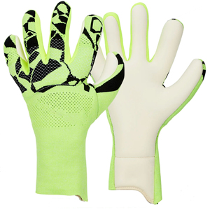 ถุงมือผู้รักษาประตูฟุตบอล/ซอคเกอร์สำหรับมืออาชีพ คุณภาพพรีเมียม วัสดุควอตซ์ลาเท็กซ์เนกาทีฟ ยางทนทาน - Product Image 2