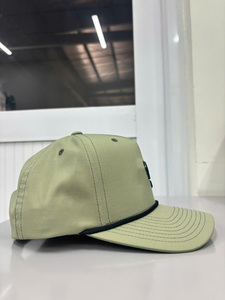 Gorra de malla de 5 paneles con estampado de goma personalizado, gorras de golf ajustables con cuerda, unisex, estilo urbano, informal, para exteriores, sombrero de golf, logotipo bordado personalizado OEM - Product Image 3