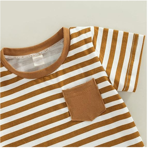 Conjunto de Ropa Infantil al por Mayor, Conjunto de Verano a la Moda para Niños, Ropa Informal para Niños, Conjunto Cómodo de Camiseta y Pantalones Cortos - Product Image 4