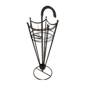 Porte-parapluie en métal noir thermolaqué très tendance, support de rangement créatif en fer, taille, forme et couleur personnalisables - Product Image 3