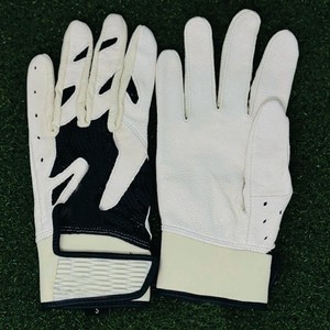 Men's Pro-Style Long Cuff Baseball Batting Gloves Premium Cabretta Leather Palm Superior Grip <b>Hook</b> Loop Closure Customizable - Product Image 6