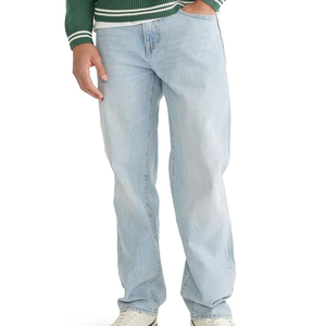 Jeans droits amples pour hommes – Pantalon en denim coupe décontractée pour un style décontracté, un look urbain et un confort au quotidien - Product Image 2