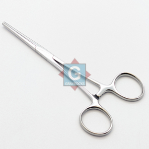 Pinces Kocher Gray Rocks droites en acier inoxydable, instrument chirurgical manuel certifié CE Classe I pour la chirurgie générale - Product Image 1