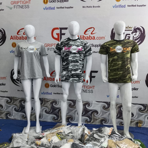 เสื้อยืดลายพรางสไตล์อเมริกันสำหรับกิจกรรมกลางแจ้ง พิมพ์ลายทั่วตัว พร้อมโลโก้แบรนด์ตามสั่ง ขายส่ง - Product Image 1
