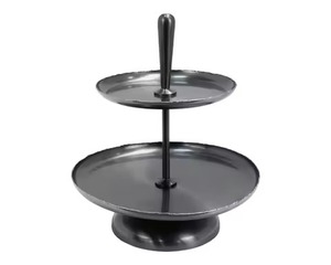 Soporte Multiusos de Metal para Pasteles, Plato para Exhibición de Postres, Soporte para Cupcakes, Decoración de Mesa para Fiestas, Uso Versátil - Product Image 4