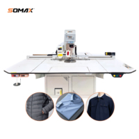 Grand modèle SOMAX SM-13090ARJ 360 °   Machine à coudre rotative |   Gamme de couture haute précision 130x90cm pour la fabrication de vêtements