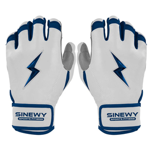Gants de frappe en cuir blanc et orange personnalisés en gros SINEWY SPORTS, fermeture auto-agrippante durable, unisexes, pour adultes, pour l'entraînement - Product Image 5
