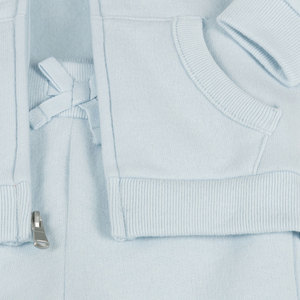 Pantalones Deportivos de Algodón Azul Claro para Bebés, Cintura Elástica, Diseño Casual Simple, para Primavera - Product Image 6