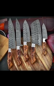 Vente directe d'usine, ensemble de couteaux de cuisine personnalisés, couteau de chef en acier inoxydable de haute qualité pour couper la viande - Product Image 1