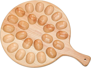 Tabla de madera ecológica para huevos rellenos, tabla de embutidos de Pascua, la más vendida en oferta - Product Image 5