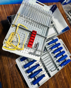Complete ACL & PCL Reconstruction Instruments Set with Aluminum Sterilization Case Arthroscopic <b>Knee</b> Ligament Surgery Instrument - Product Image 1