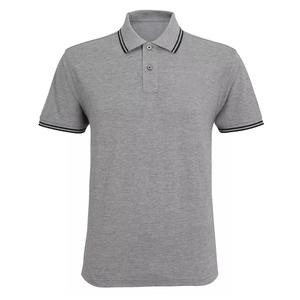 Camiseta Polo de Manga Corta Estilo Béisbol de Alta Calidad al por Mayor para Hombre, Camiseta Polo de Algodón con Cuello y Puños en Contraste - Product Image 4