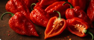 Chile Indio Súper Picante SHU> 1M Ghost Pepper de Assam/Nagaland, Secado al Aire con Notas Ahumadas y Afrutadas - Product Image 3
