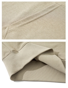 Personalized Pullover 100% Cotton French Terry <b>Hoodie</b> High Quality <b>Plain</b> <b>Hoodies</b> Custom Design - Product Image 1