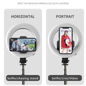 <span class=keywords><strong>Q07</strong></span> Multifonctionnel avec anneau lumineux de 6 pouces, télécommande sans fil, trépied, bâton de <span class=keywords><strong>selfie</strong></span> vidéo pour le maquillage, la photographie, la diffusion en direct - Product Image 5