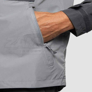 Chaqueta Cortavientos Impermeable con Capucha para Hombre de Alta Calidad, con Logotipo Frontal, Secado Rápido y Ligera, Cómoda, de Pakistán - Product Image 6